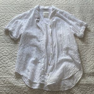 Abercrombie button up linen shirt